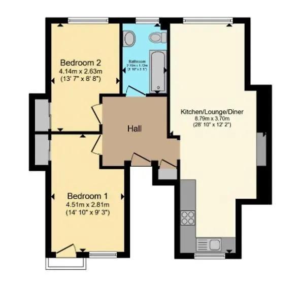 Sunny Seaside Sanctuary - Two Bedroom Apartment Brighton
